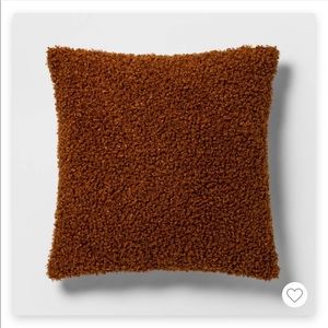 Euro Boucle Decorative Throw Pillow Caramel